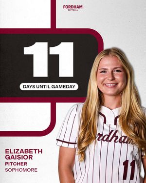 Image post by @fordham_softball on Instagram