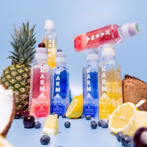 Image post by @drinkkarmawater on Instagram