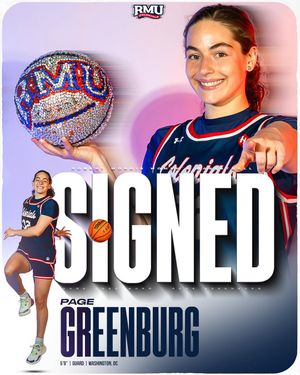 Image post by @rmuwbasketball on Instagram