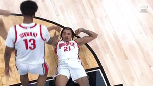 Video post by @OhioStateHoops on Twitter/X