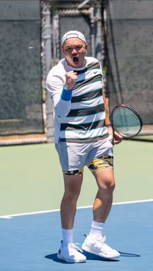 Video post by @HJK San Diego Tennis on Facebook