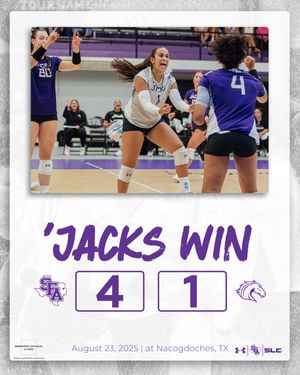 Image post by @sfa_volleyball on Instagram