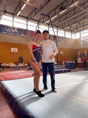 Image post by @USAGymnastics on Facebook