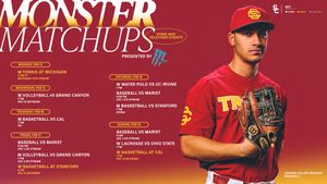Image post by @USC_Athletics on Twitter