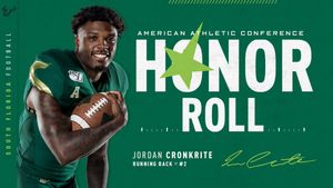 Image post by @USFFootball on Twitter
