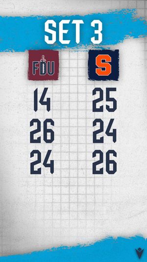 Image post by @FDUKnightsWVB on Twitter/X