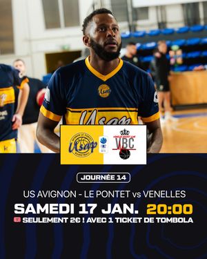 Image post by @usavignonpontetbasket on Instagram