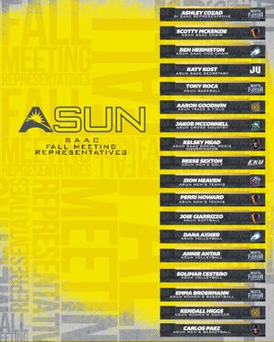 Image post by @ASUNSports on Twitter
