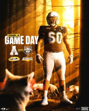 Image post by @appstate_fb on Instagram