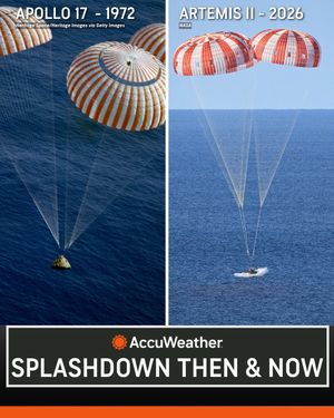 Image post by @accuweather on Twitter