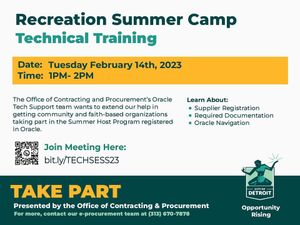 Image post by @DetroitParksRec on Facebook