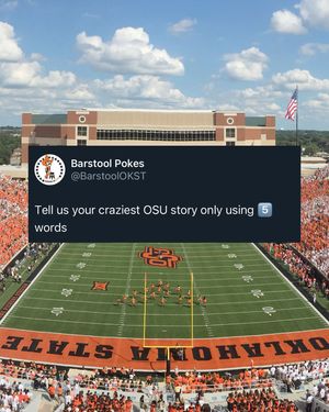 Image post by @barstoolokstate on Instagram