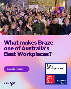 Image post by @braze on Instagram