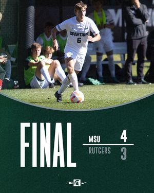 Image post by @MSU_MSoccer on Twitter