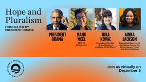 Image post by @ObamaFoundation on Twitter