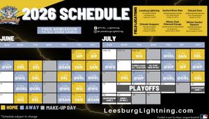 Image post by @leesburglightning on Instagram