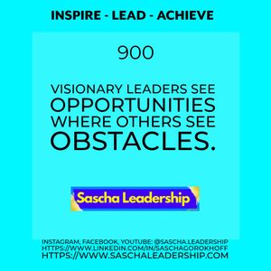 Image post by @sascha.leadership on Instagram