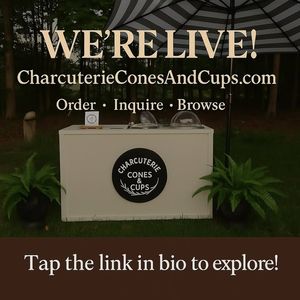 Image post by @Charcuterie Cones and Cups To Go on Facebook