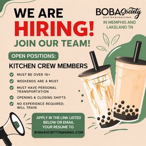 Image post by @bobasocietytn on Instagram