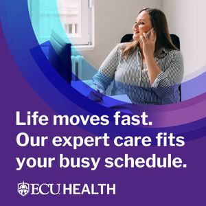 Image post by @ecuhealthnc on Instagram