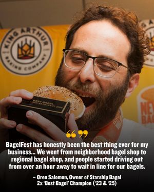 Image post by @bagelfest on Instagram