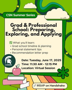 Image post by @msu_careerservices on Instagram