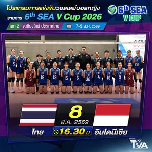 Image post by @thailandvolleyballassociation on Instagram