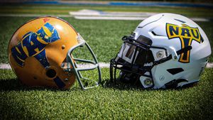 Image post by @NAU_Football on Twitter