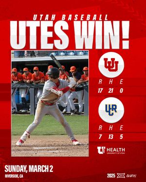 Image post by @utahbaseball on Instagram