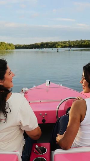 Video post by @retroboatrentalsatx on Facebook