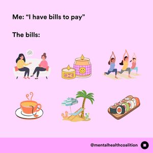 Image post by @mentalhealthcoalition on Instagram