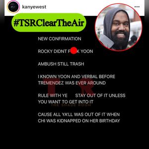 Image post by @theshaderoom on Instagram