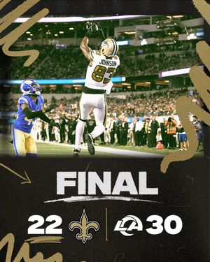 Image post by @Saints on Twitter