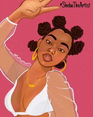 Image post by @shebatheartist on Instagram
