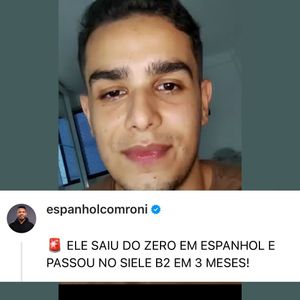 Image post by @espanholcomroni on Instagram
