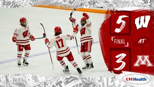 Image post by @BadgerWHockey on Twitter
