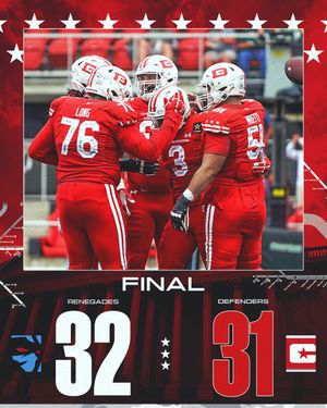 Image post by @ufldefenders on Instagram