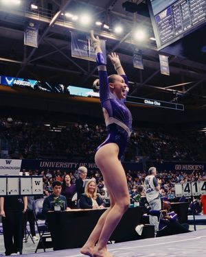Image post by @uwgymnastics on Instagram