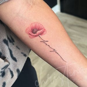 Image post by @christina.lineartattoo on Instagram