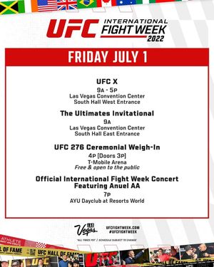 Image post by @ufc on Instagram