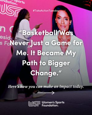 Image post by @womenssportsfoundation on Instagram