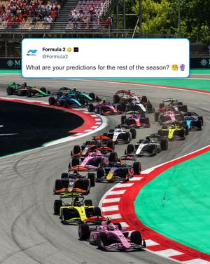 Image post by @formula2 on Instagram