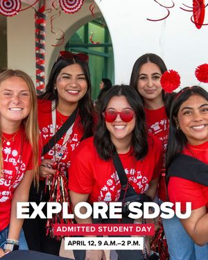 Image post by @sdsuadmissions on Instagram