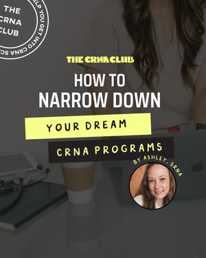 Image post by @thecrnaclub on Instagram