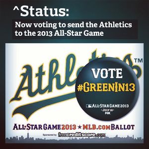 Image post by @athletics on Instagram