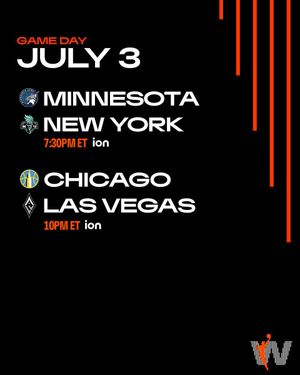Image post by @WNBA on Twitter