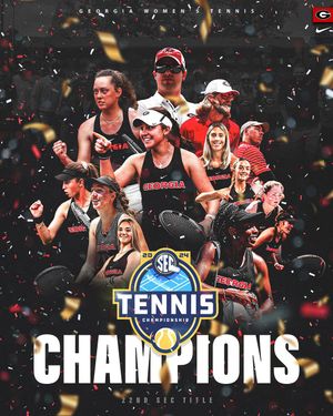Image post by @ugawomenstennis on Instagram