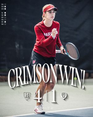 Image post by @harvardwomenstennis on Instagram