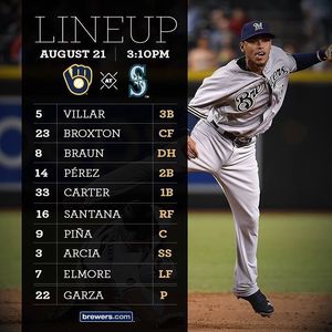 Image post by @brewers on Instagram