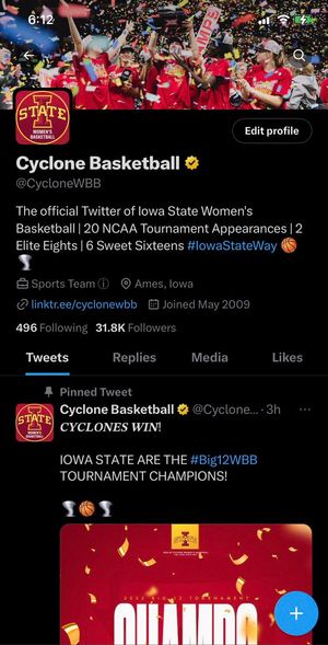 Image post by @CycloneWBB on Twitter